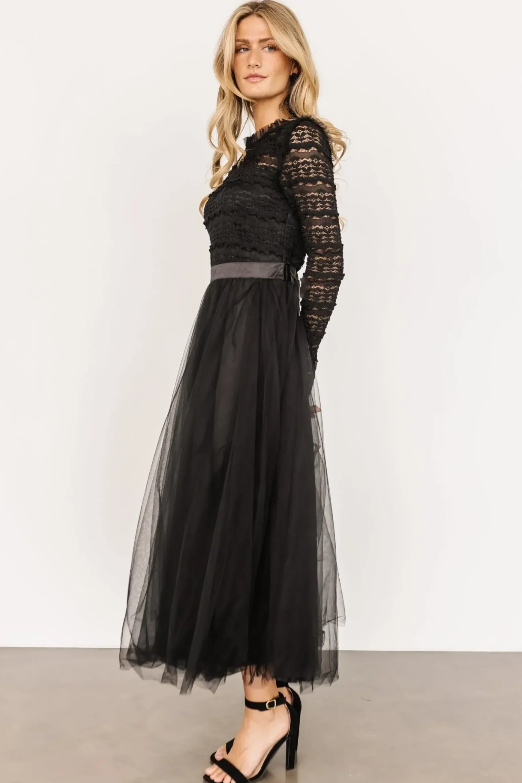 Baltic Born tulle styles|BEST SELLERS|Lonnie Tulle Dress | Black