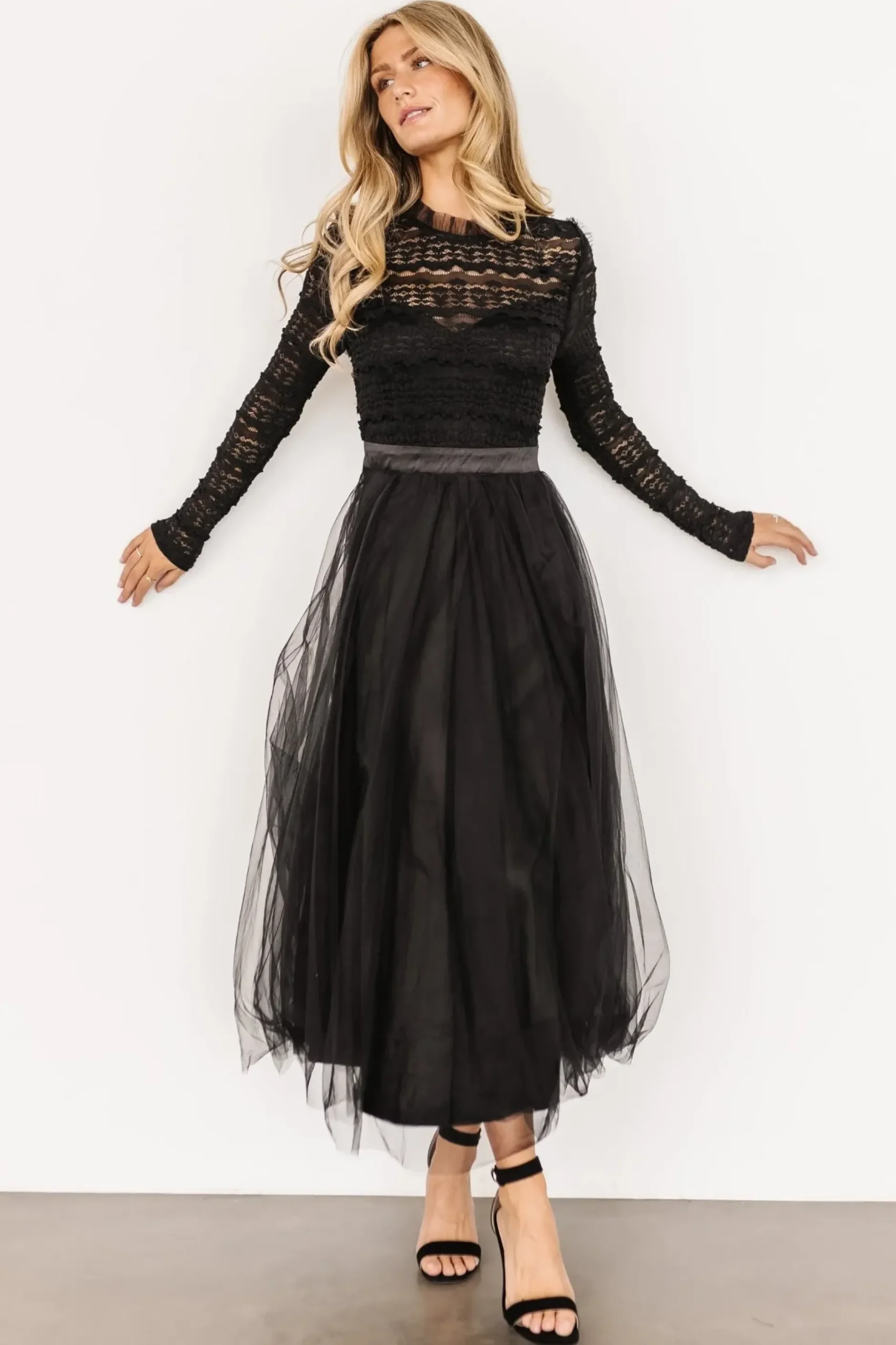 Baltic Born tulle styles|BEST SELLERS|Lonnie Tulle Dress | Black