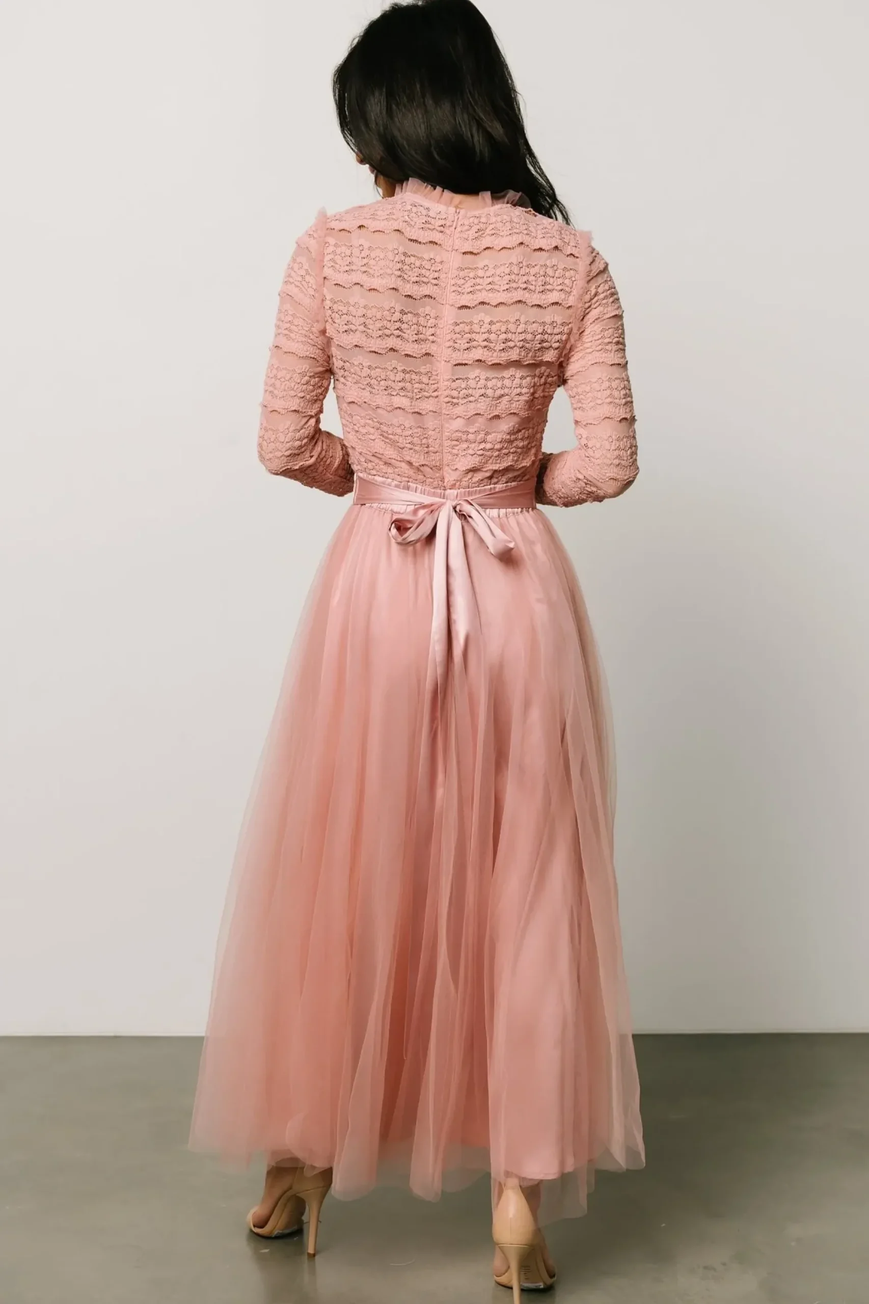 Baltic Born DRESSES|midi dresses|Lonnie Tulle Dress | Blush