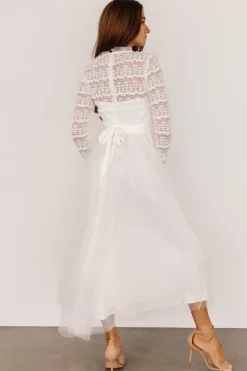 Baltic Born DRESSES|midi dresses|Lonnie Tulle Dress | Off White
