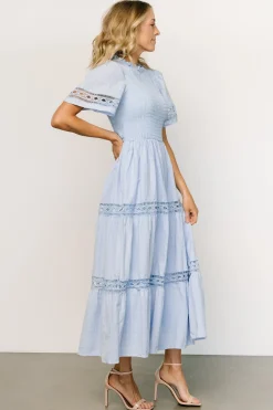 Baltic Born maxi dresses|WINTER ESSENTIALS|Loveland Geo Lace Maxi Dress | Light Blue