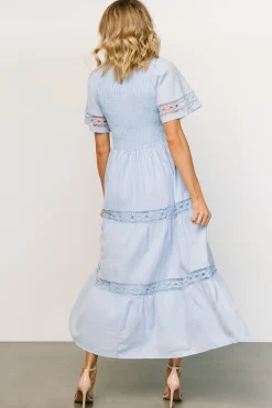 Baltic Born maxi dresses|WINTER ESSENTIALS|Loveland Geo Lace Maxi Dress | Light Blue