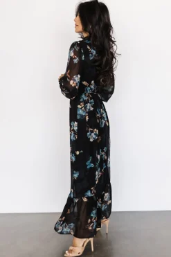 Baltic Born maxi dresses|BEST SELLERS|Luciana Maxi Dress | Black + Blue