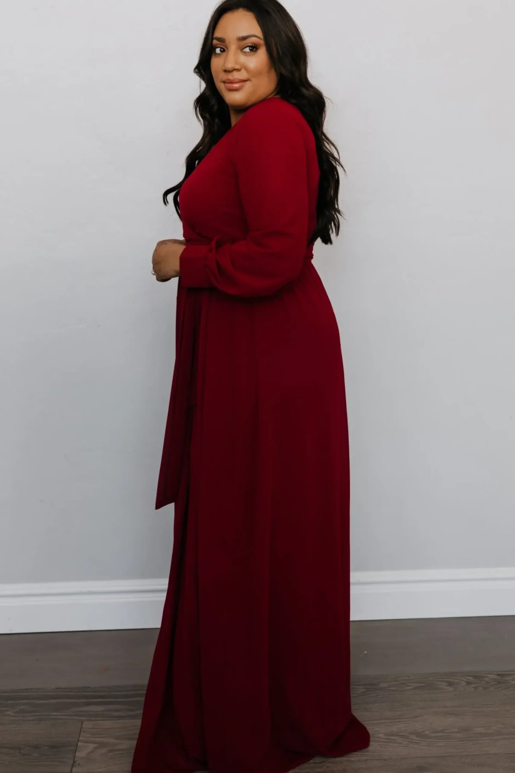 Baltic Born SALE|Lydia Maxi Dress | Burgundy
