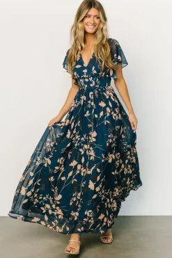 Baltic Born WEDDING SUITE|wedding guest|Lynlee Metallic Maxi Dress | Topaz