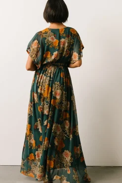 Baltic Born WINTER ESSENTIALS|Madeline Maxi Dress | Jade Multi Floral