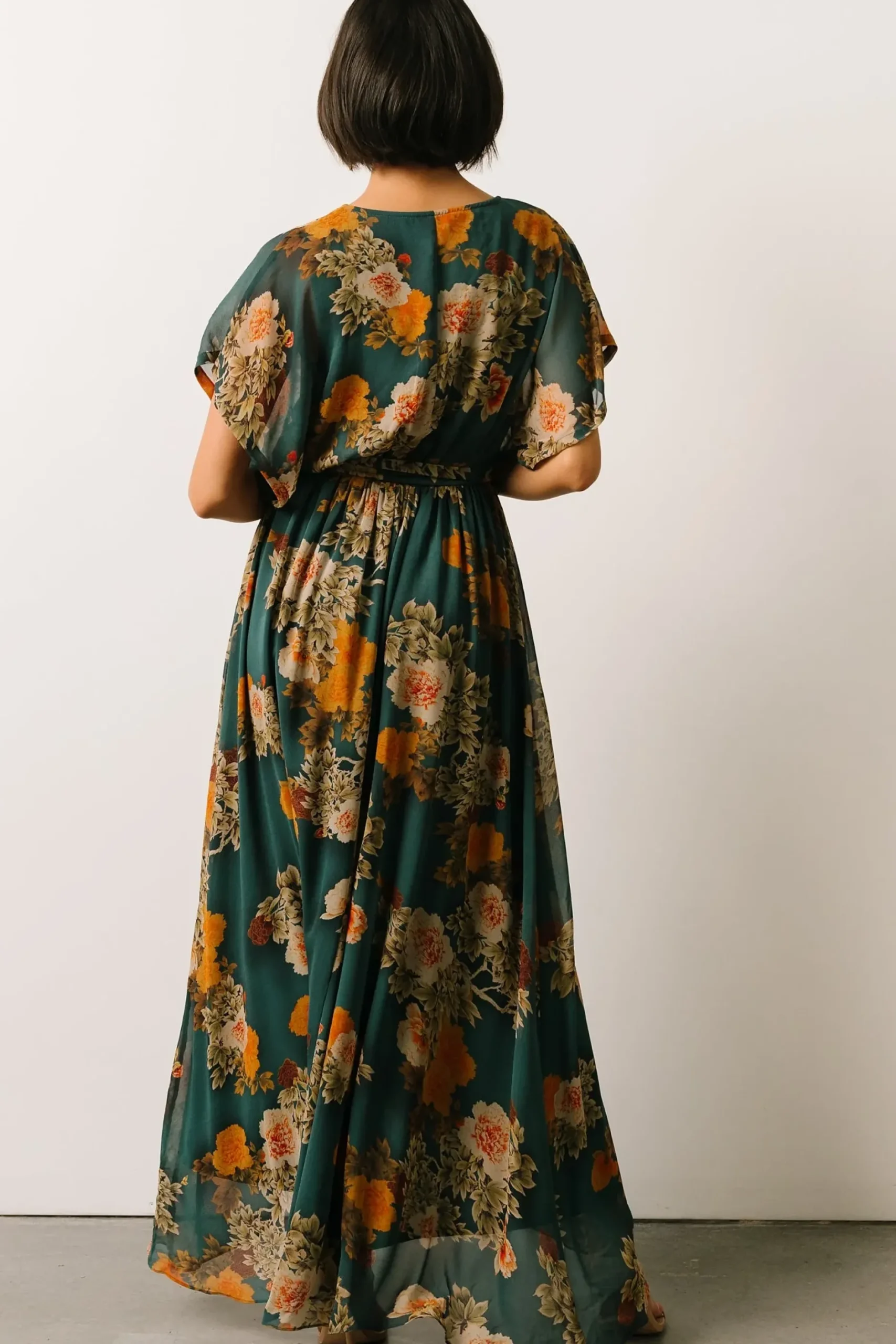 Baltic Born WINTER ESSENTIALS|Madeline Maxi Dress | Jade Multi Floral