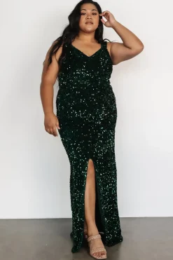 Baltic Born COMING SOON|Marilyn Sequin Maxi Gown | Emerald