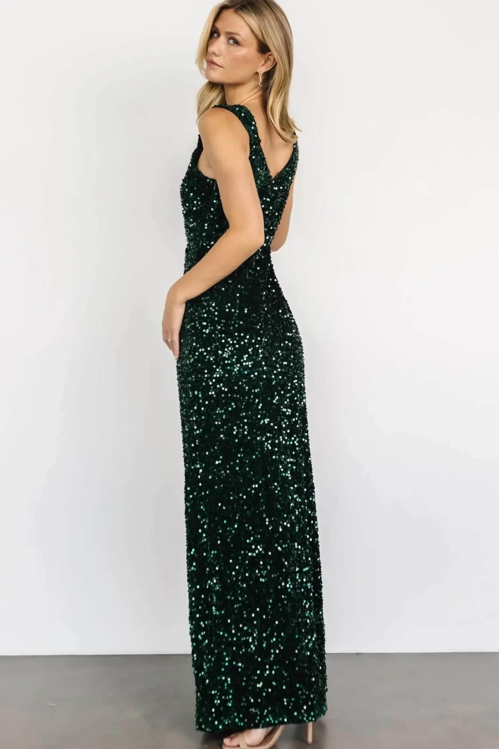 Baltic Born COMING SOON|Marilyn Sequin Maxi Gown | Emerald
