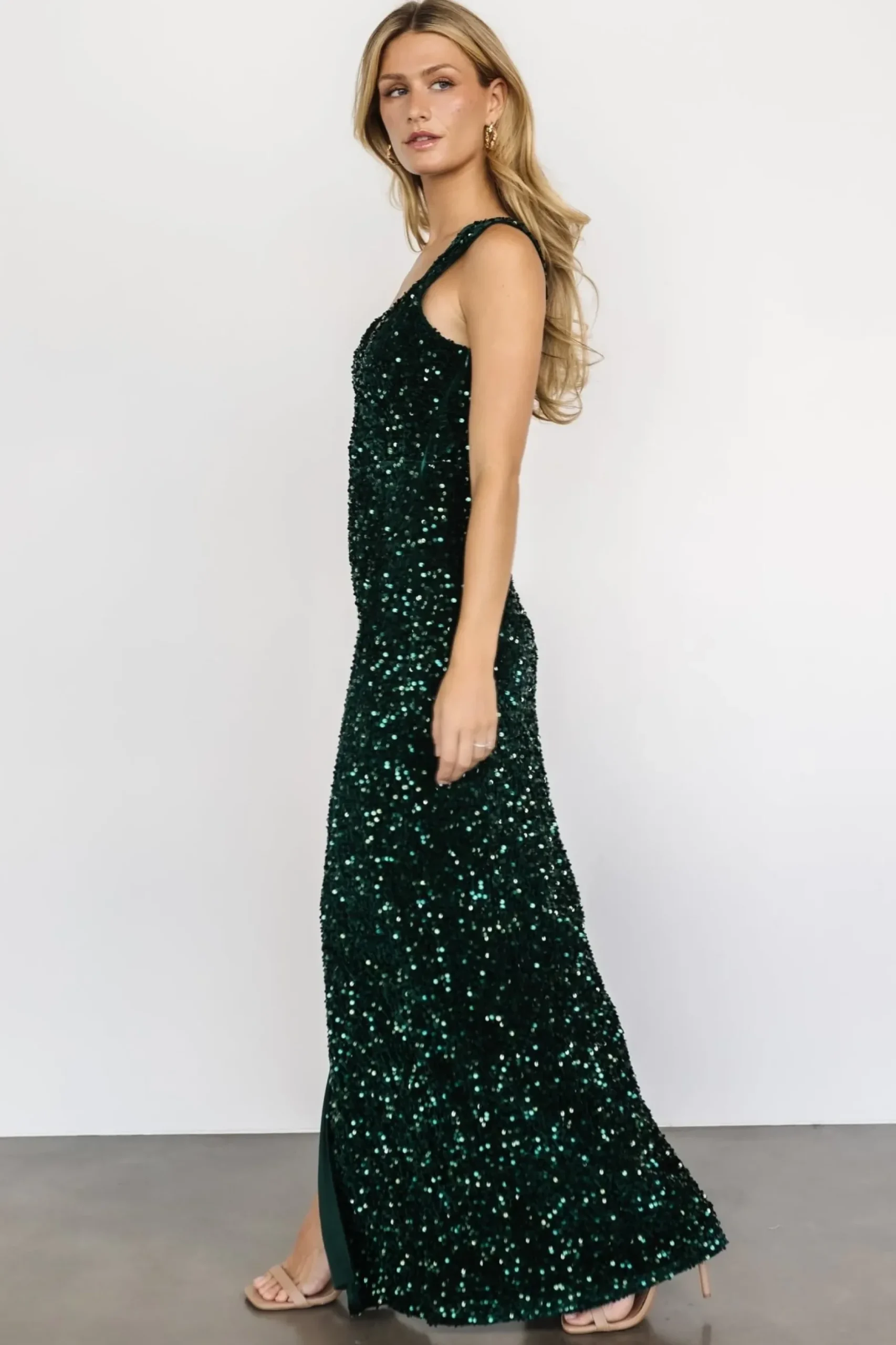 Baltic Born COMING SOON|Marilyn Sequin Maxi Gown | Emerald