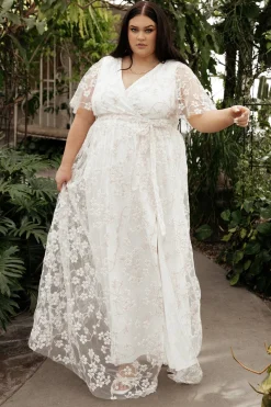 Baltic Born SALE|Marseille Embossed Maxi Dress | Cherry Blossom