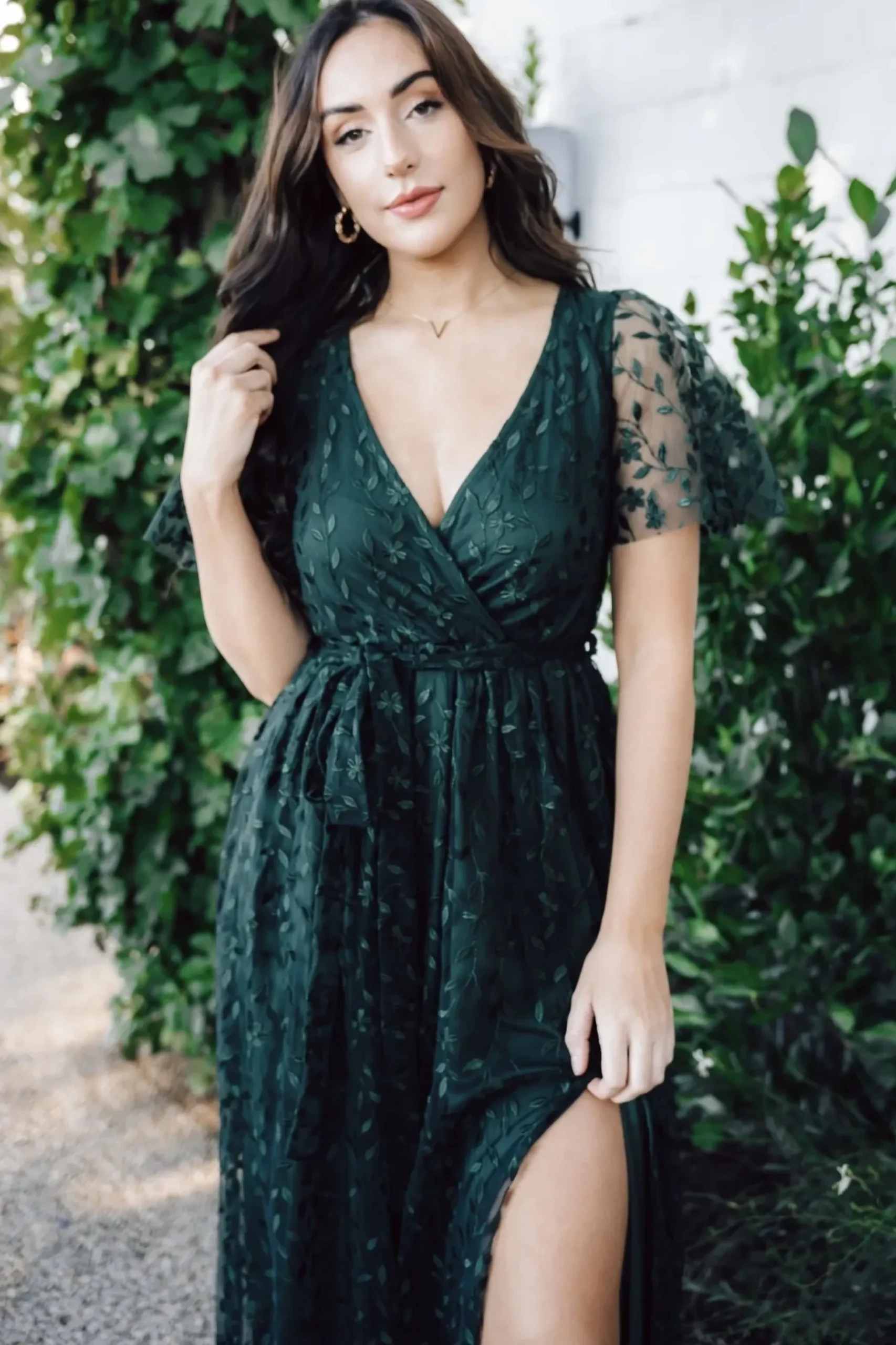 Baltic Born SALE|Marseille Embossed Maxi Dress | Sage Floral