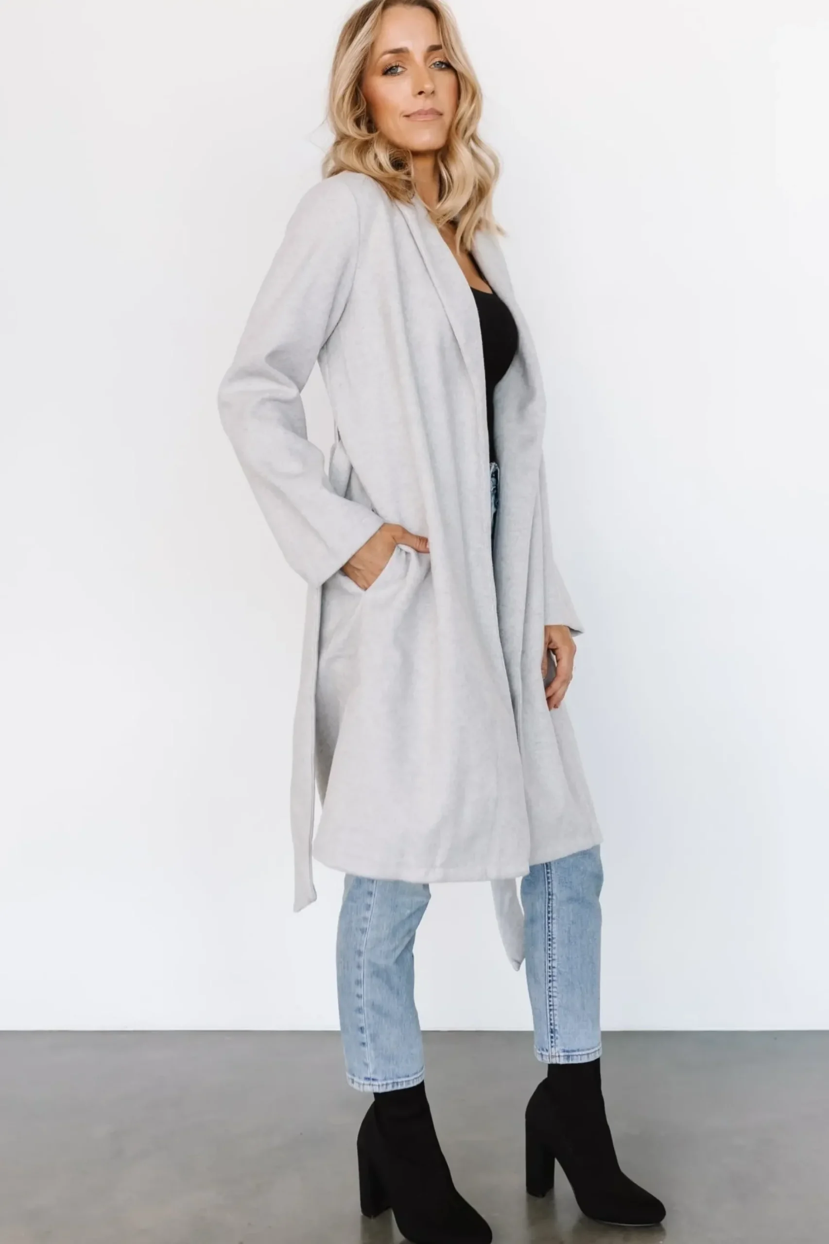 Baltic Born outerwear|Martin Trench Coat | Light Gray