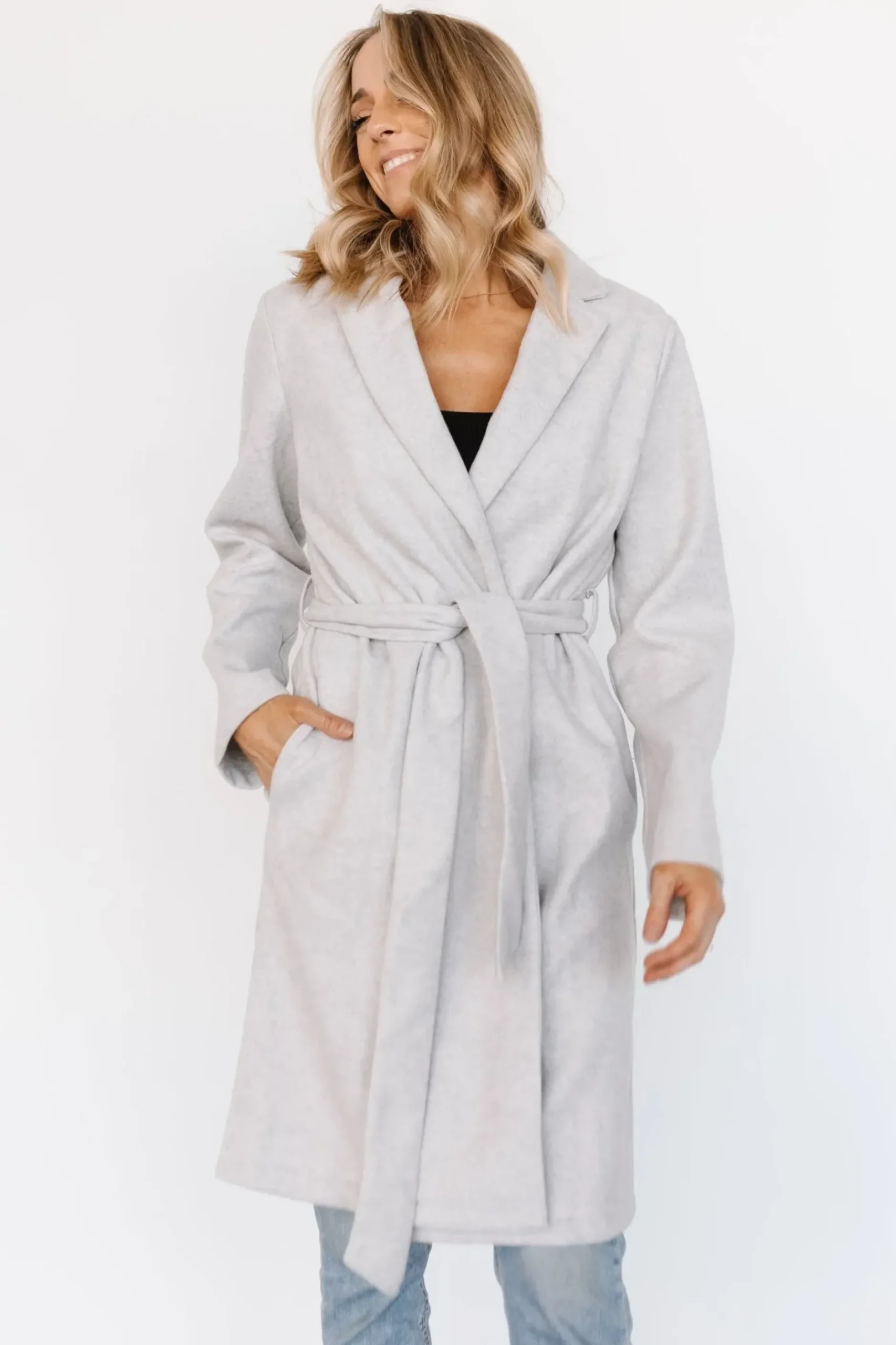 Baltic Born outerwear|Martin Trench Coat | Light Gray
