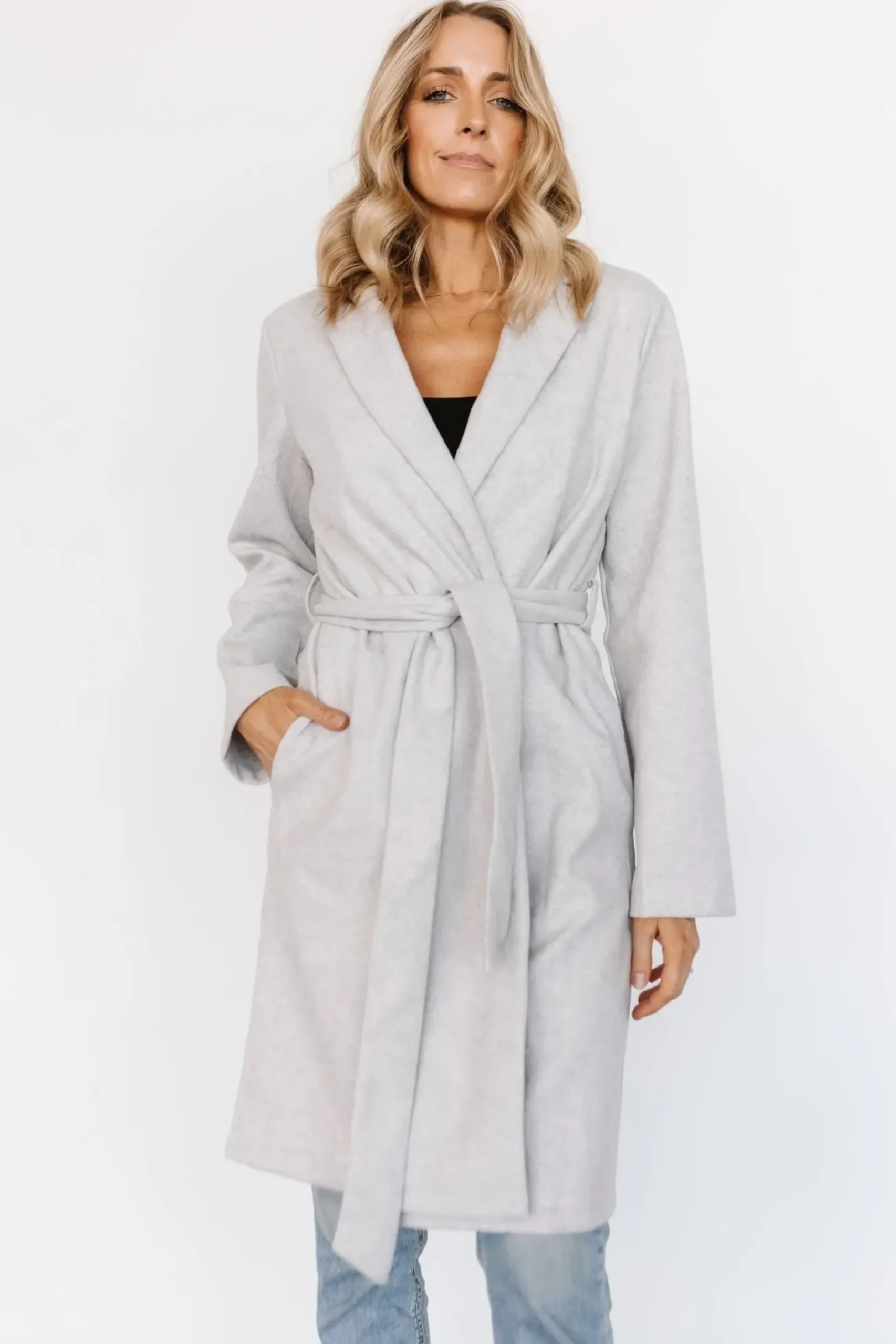 Baltic Born outerwear|Martin Trench Coat | Light Gray