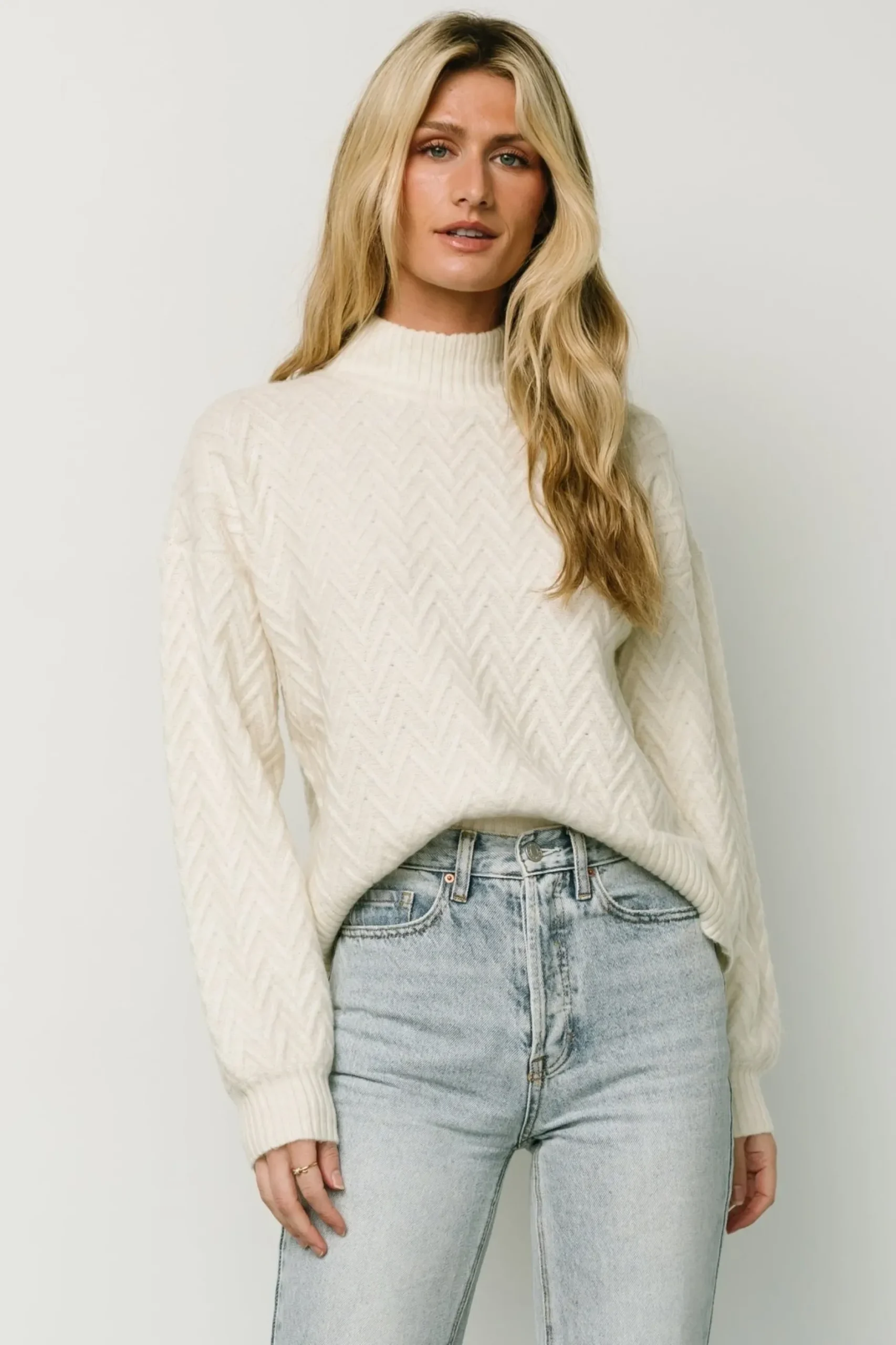 Baltic Born sweaters|McRae Knit Sweater | Ivory