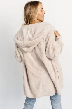 Baltic Born outerwear|Melrose Teddy Jacket | Oatmeal