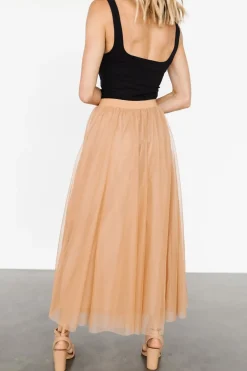 Baltic Born tulle styles|BOTTOMS|Mila Tulle Skirt | Caramel