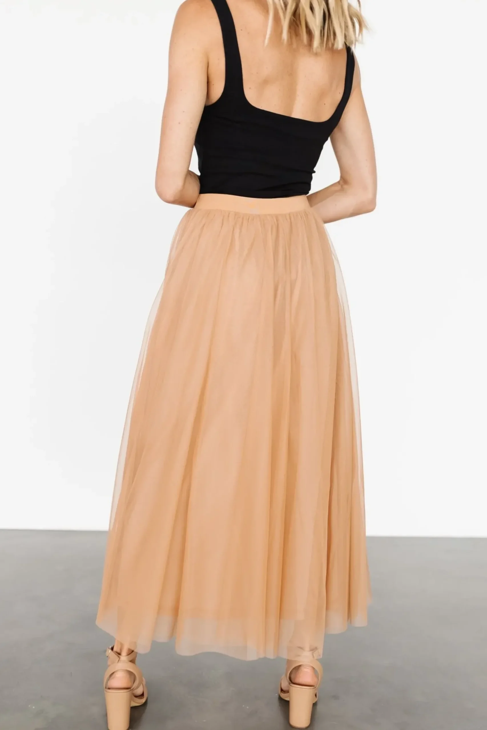 Baltic Born tulle styles|BOTTOMS|Mila Tulle Skirt | Caramel
