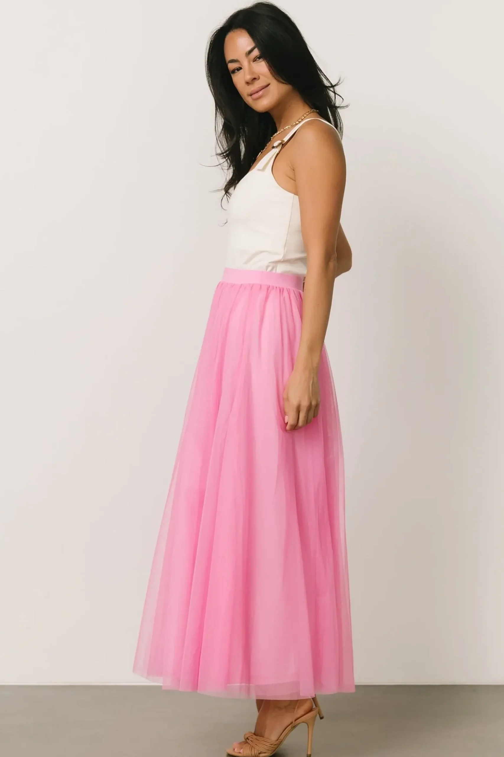 Baltic Born tulle styles|BOTTOMS|Mila Tulle Skirt | Taffy Pink