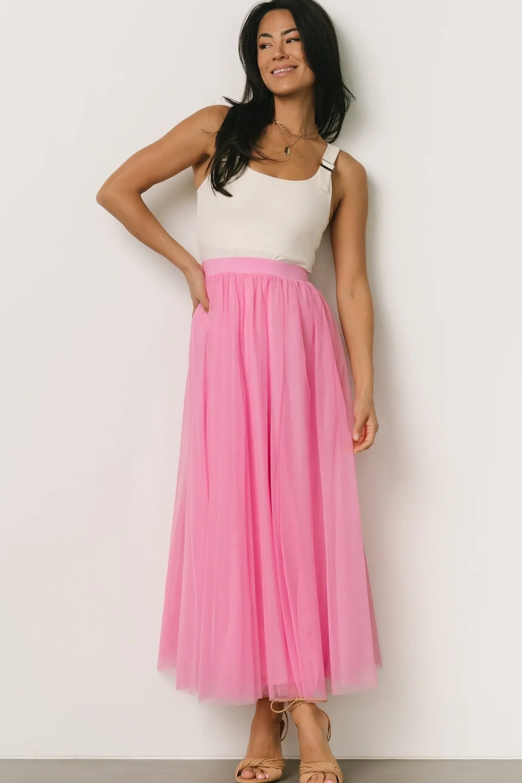 Baltic Born tulle styles|BOTTOMS|Mila Tulle Skirt | Taffy Pink