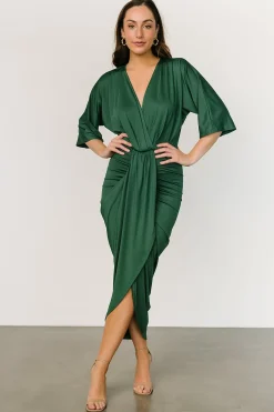 Baltic Born SALE|Mimi Midi Dress | Hunter Green