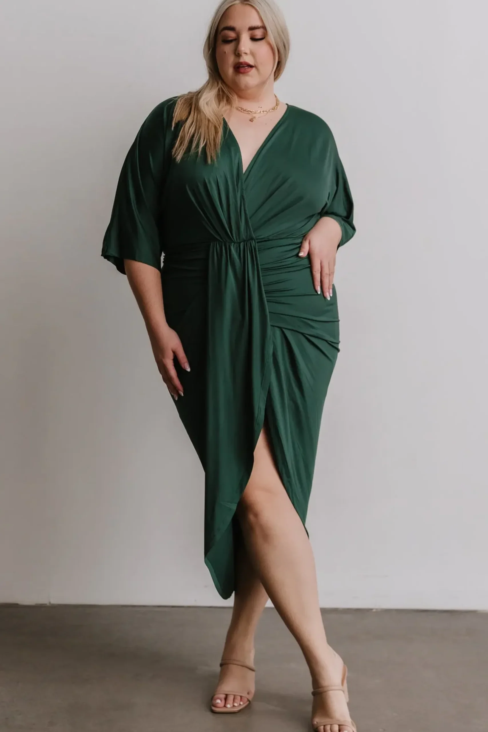 Baltic Born SALE|Mimi Midi Dress | Hunter Green