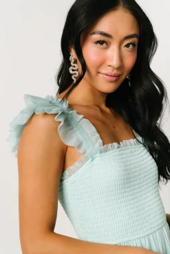 Baltic Born midi dresses|Mindi Tulle Midi Dress | Sea Blue