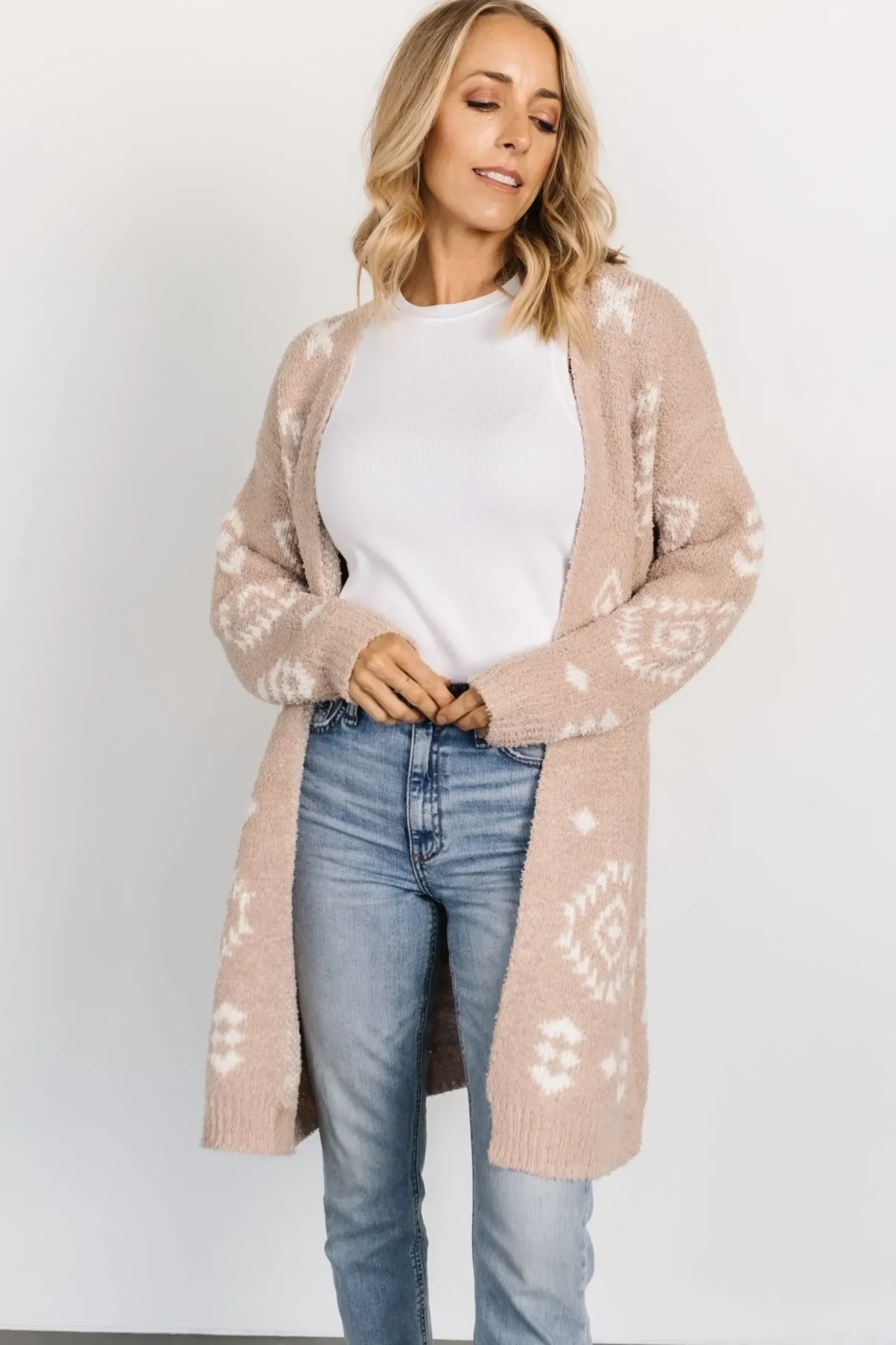 Baltic Born sweaters|cardigans|Missoula Oversized Cardigan | Sand + Off White