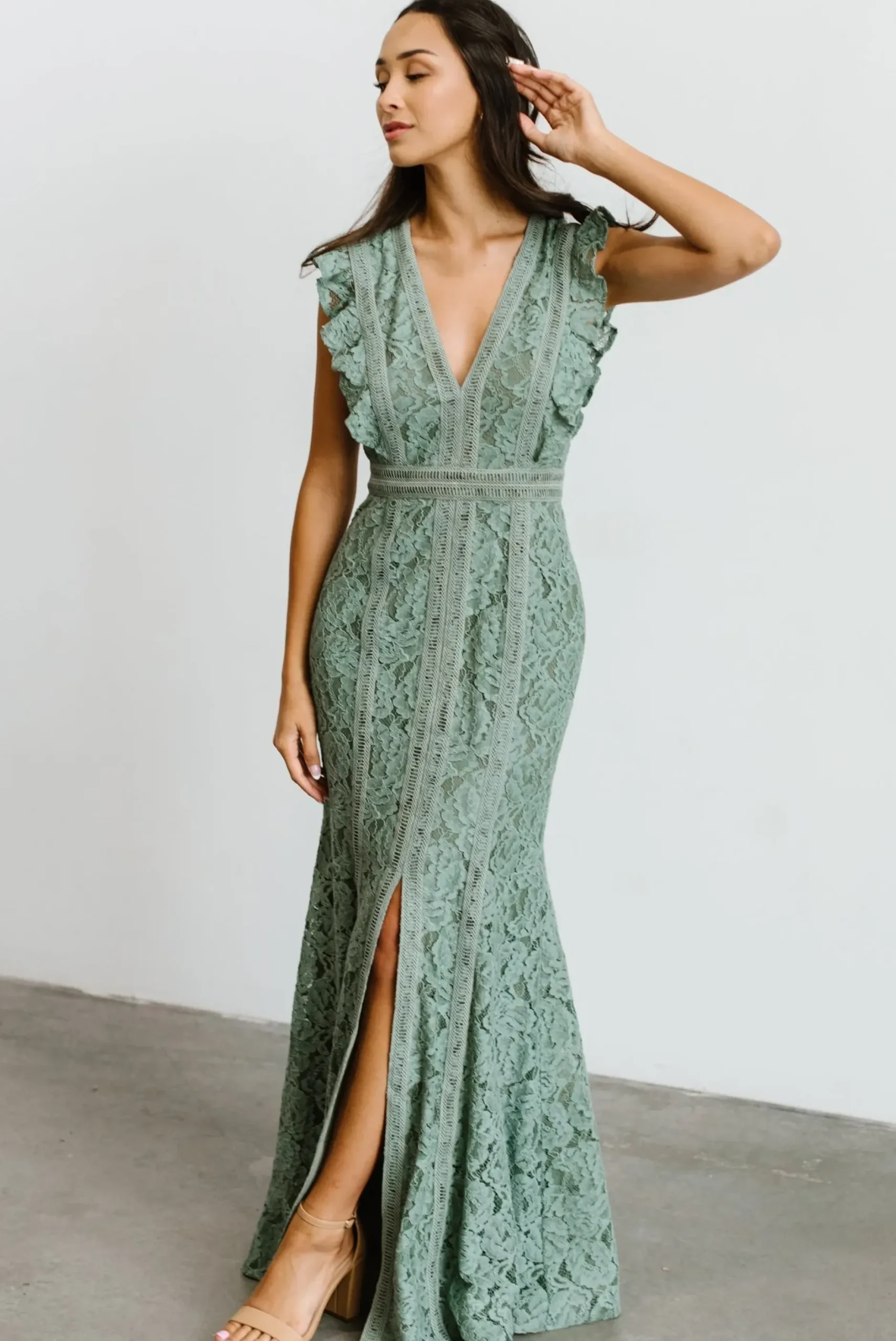 Baltic Born SALE|Monroe Lace Dress | Sage