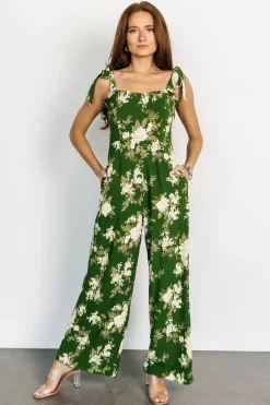 Baltic Born JUMPSUITS + ROMPERS|Naples Sleeveless Jumpsuit | Olive Multi