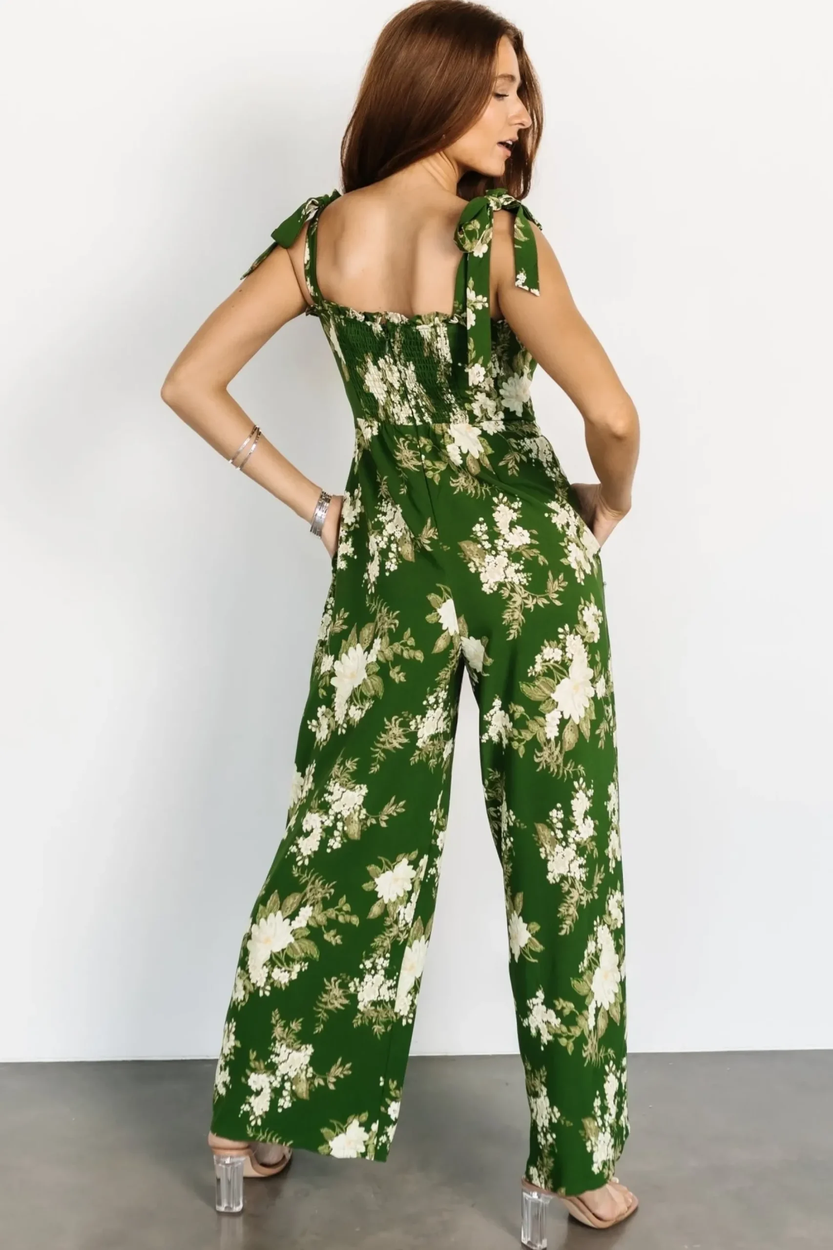 Baltic Born JUMPSUITS + ROMPERS|Naples Sleeveless Jumpsuit | Olive Multi