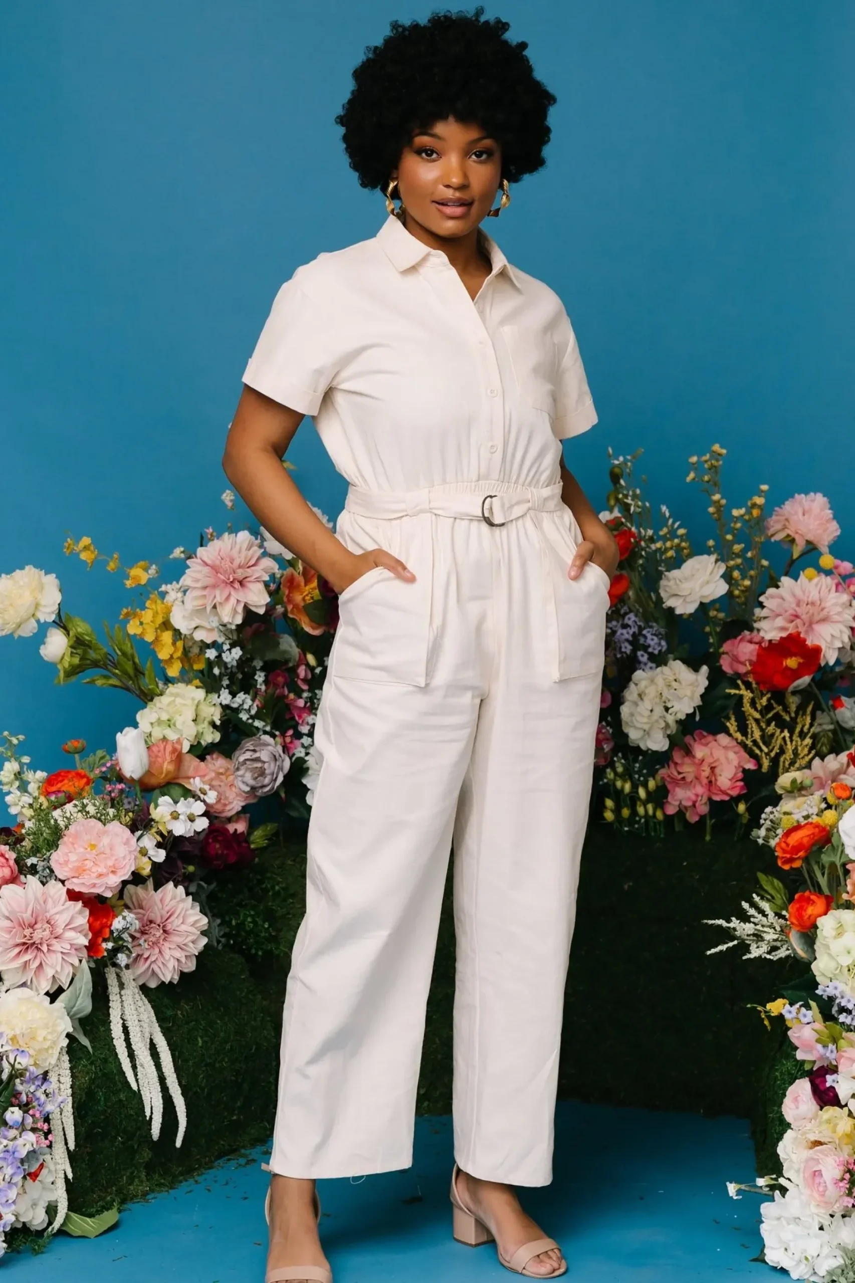 Baltic Born JUMPSUITS + ROMPERS|Newport Jumpsuit | Cream