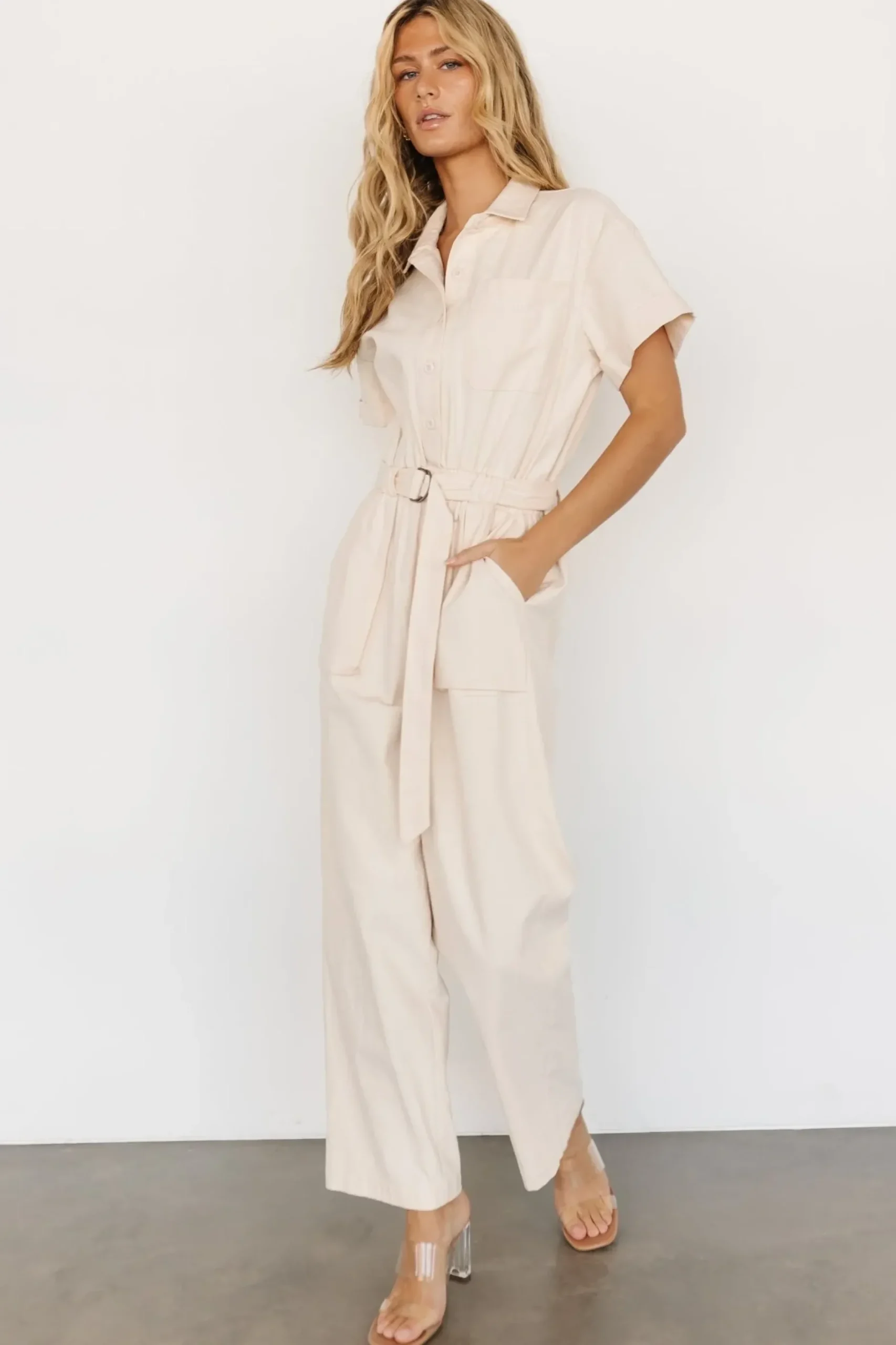 Baltic Born JUMPSUITS + ROMPERS|Newport Jumpsuit | Cream