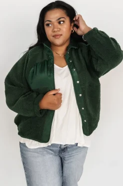 Baltic Born outerwear|Noah Sherpa Jacket | Hunter Green