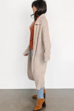 Baltic Born cardigans|Oakley Long Cardigan | Oatmeal