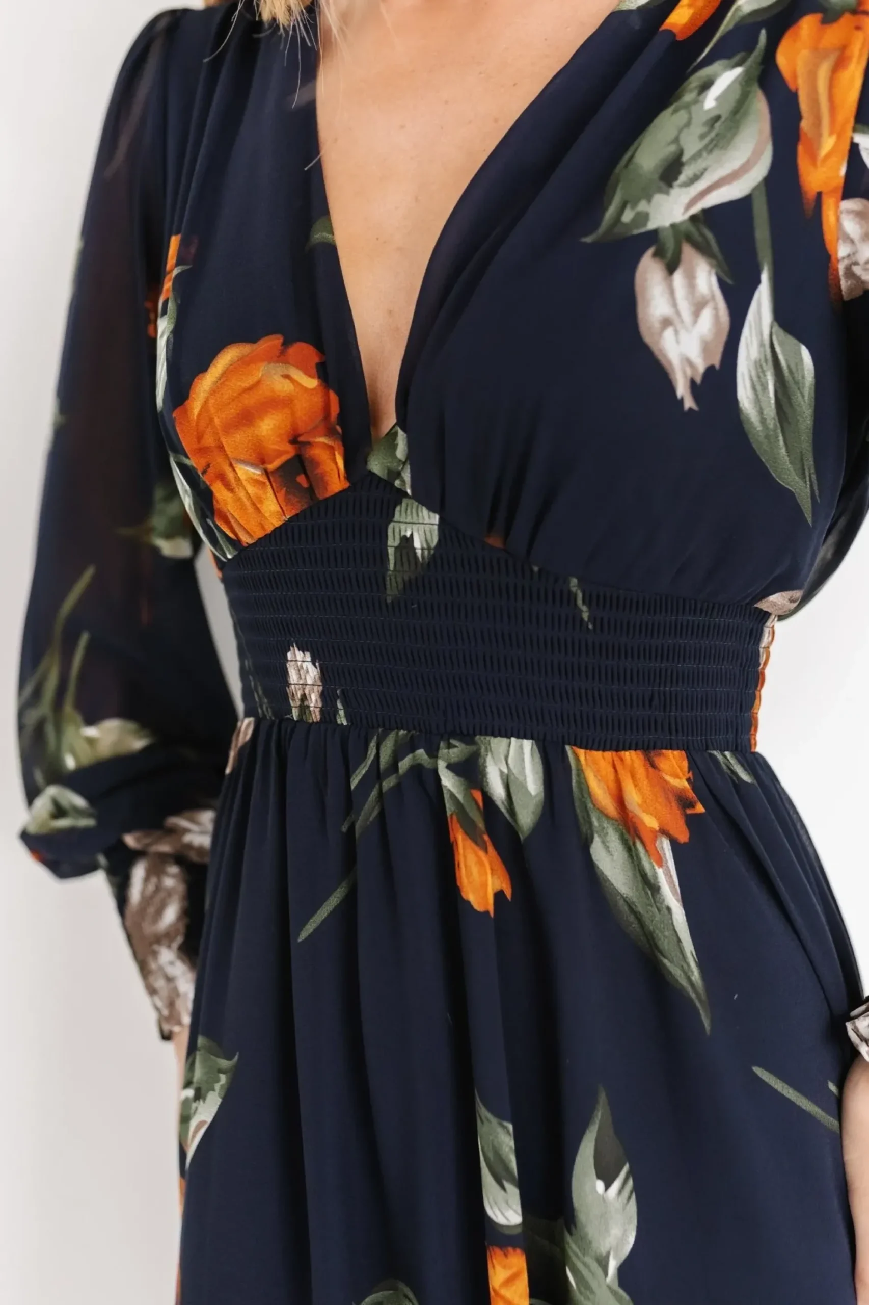 Baltic Born WEDDING SUITE|wedding guest|Olivia Maxi Dress | Midnight Navy Floral