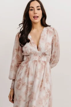 Baltic Born WEDDING SUITE|wedding guest|Olivia Maxi Dress | Pink Floral