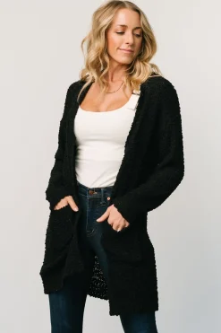 Baltic Born sweaters|cardigans|Oxford Pocket Cardigan | Black