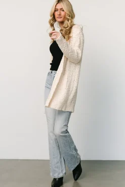 Baltic Born sweaters|cardigans|Oxford Pocket Cardigan | Cream