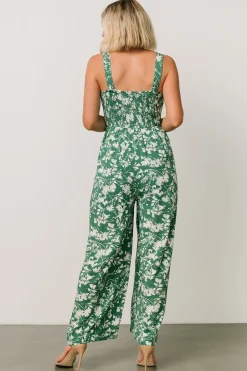 Baltic Born JUMPSUITS + ROMPERS|Palisades Tank Jumpsuit | Green Print