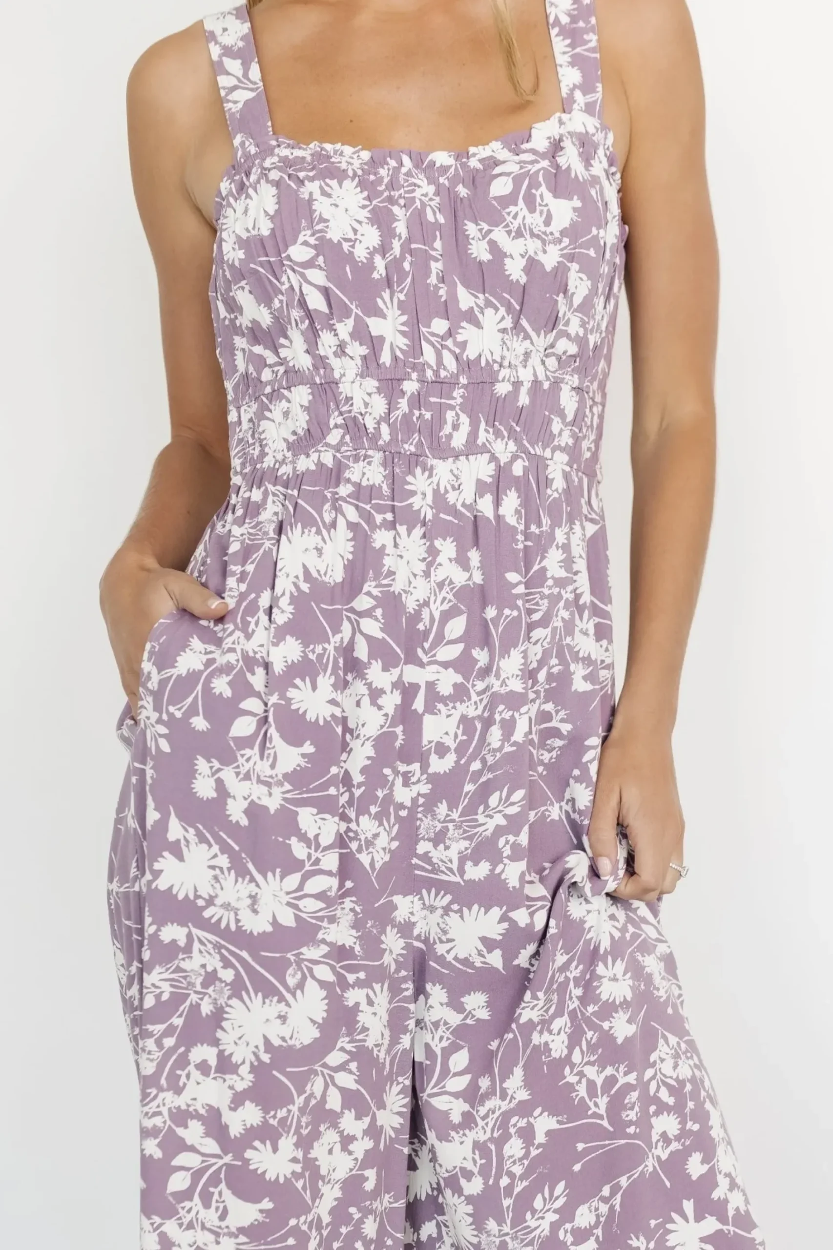 Baltic Born JUMPSUITS + ROMPERS|Palisades Tank Jumpsuit | Lavender Print