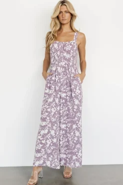 Baltic Born JUMPSUITS + ROMPERS|Palisades Tank Jumpsuit | Lavender Print