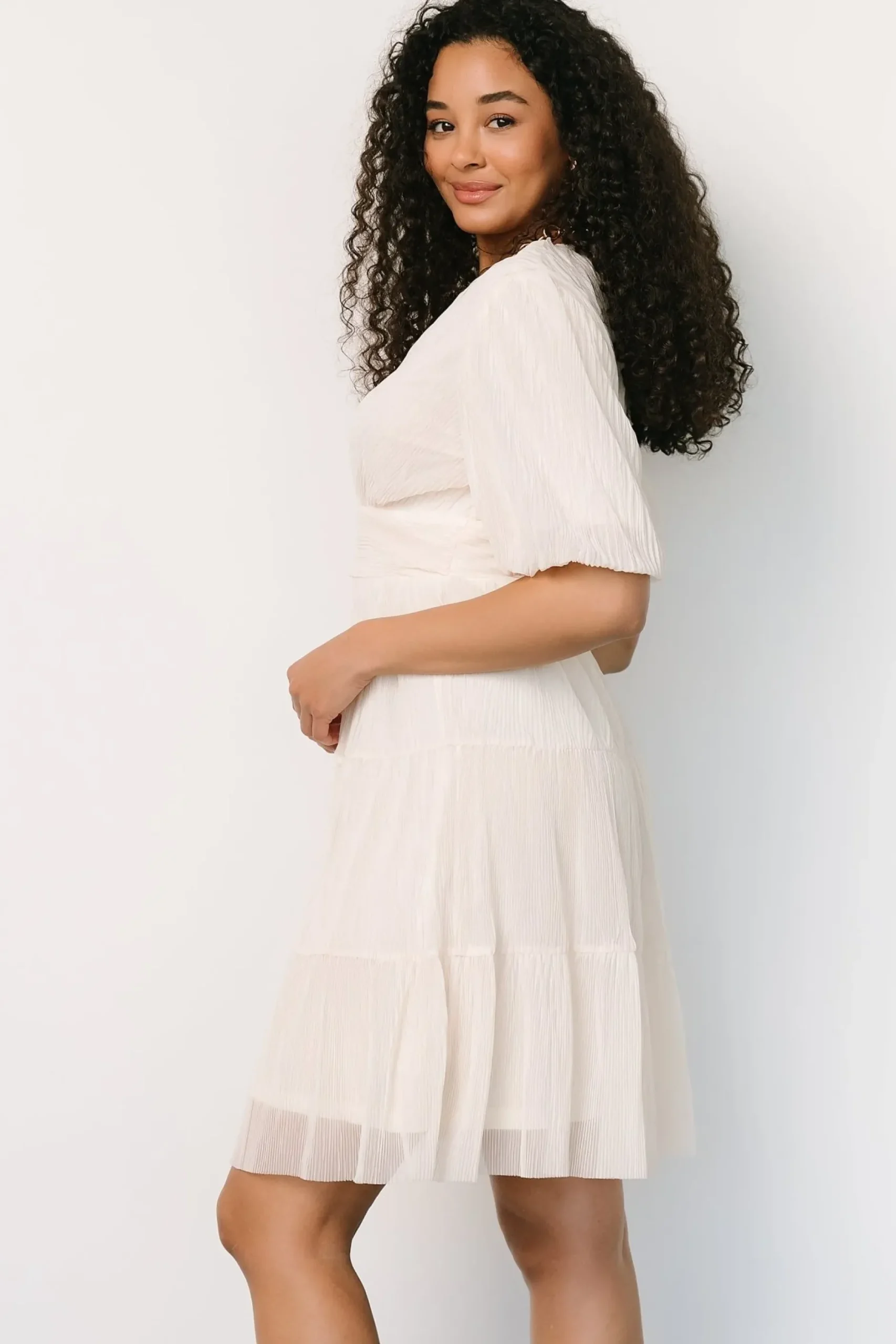 Baltic Born short dresses|Patrice Short Dress | Cream