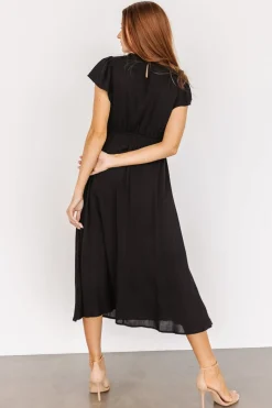 Baltic Born WINTER ESSENTIALS|Prestyn Midi Dress | Black