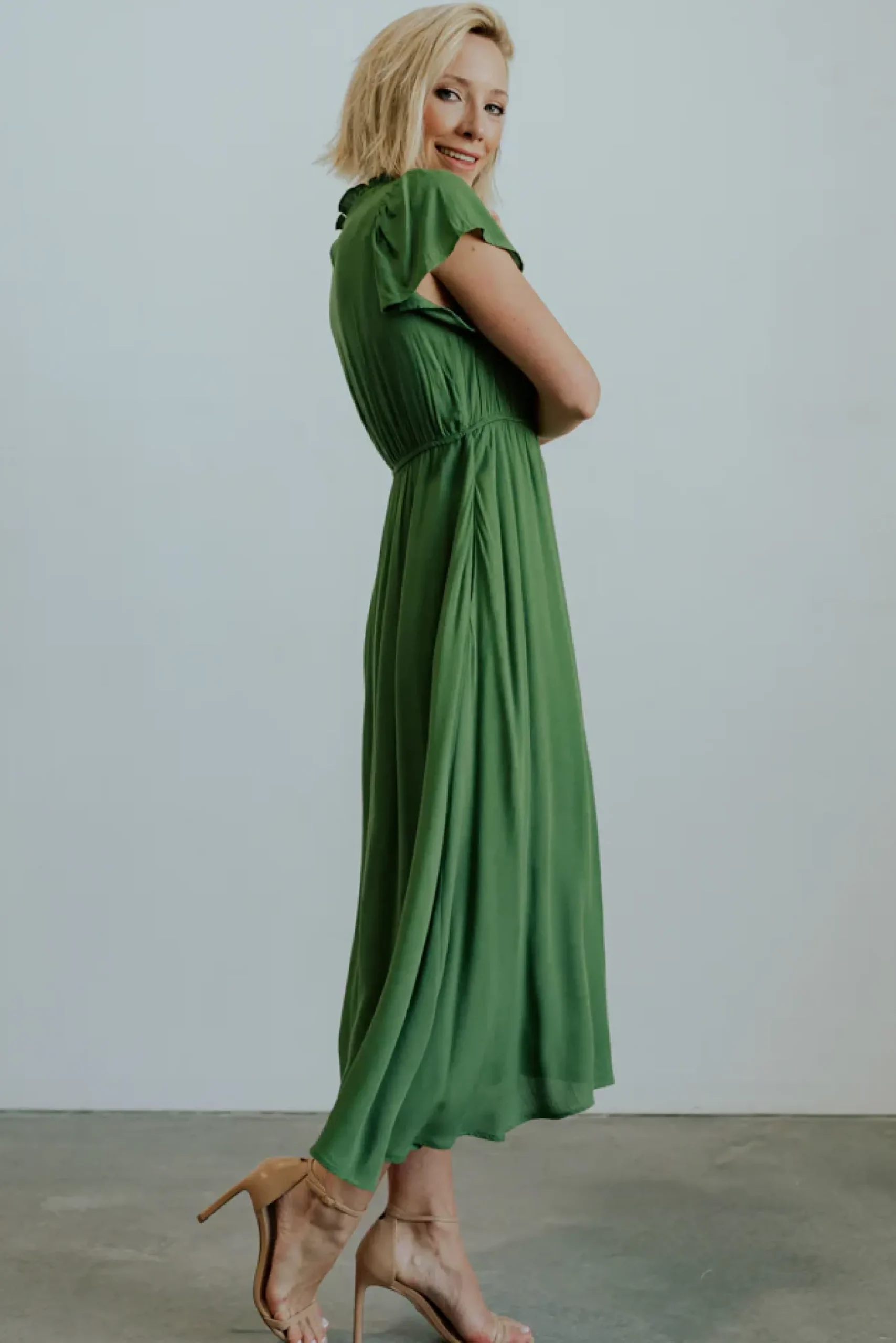Baltic Born WINTER ESSENTIALS|Prestyn Midi Dress | Green