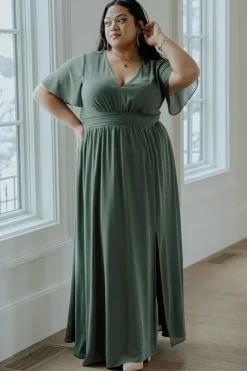 Baltic Born maxi dresses|WEDDING SUITE|Ramona Maxi Dress | Dark Sage