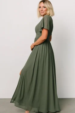 Baltic Born maxi dresses|WEDDING SUITE|Ramona Maxi Dress | Dark Sage