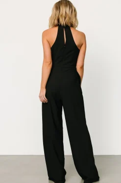 Baltic Born JUMPSUITS + ROMPERS|Raya Halter Jumpsuit | Black