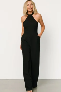 Baltic Born JUMPSUITS + ROMPERS|Raya Halter Jumpsuit | Black